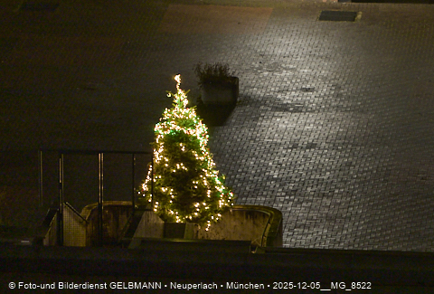 05.12.2025 - Unser Weihnachtsbaum in meiner Burg in Neuperlach
